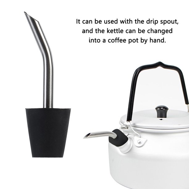 Boca De Tetera Termos para agua Boquilla de tubería de agua de tubo de extensión de tetera de café con boca de hervidor de agua al aire libre (D)