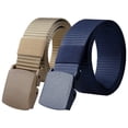 thumbnail image 1 of Cinturones tácticos para hombre, cinturón de nailon, hebilla de seguridad YKK de plástico, no metálica, cinturón táctico militar de liberación rápida para pantalones casuales, pantalones tácticos,, 1 of 7