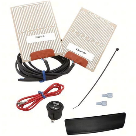 Symtec 210019RR Heat Demon External Handlebar Warmer Kit with Round Rocker Switch