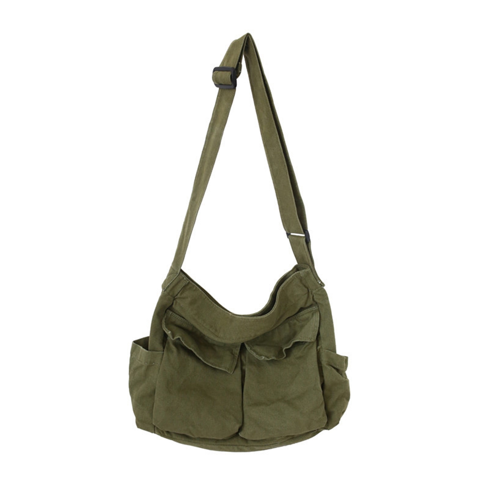Large Crossbody Bags for Women, Black Men Sling Bag Messenger Bag, Medium Work Shoulder Purse Phone Pouch Bag Side Crossover Handbag with Adjustable Strap for Workout Running Traveling Hiking