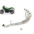 thumbnail image 3 of Motorcycle Exhaust Front Middle Link Pipe Systems Exhaust Pipe Fits 51mm Muffler For Kawasaki Z900RS 2017-2021, 3 of 4