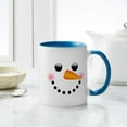 thumbnail image 4 of CafePress - Snowman Face Mugs - 11 oz Ceramic Mug - Novelty Coffee Tea Cup, 4 of 4
