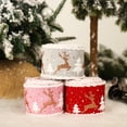 thumbnail image 3 of Decoraciones navideñas 6.5CM Impresión de arpillera Elk Cinta de árbol de Navidad Regalo / Caja de regalo Cinta de embalaje Irfora Cinta, 3 of 7