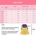 thumbnail image 6 of Girls Princess Snow Dress Long Sleeve Costumes Halloween Fancy Dress, 6 of 8