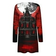 thumbnail image 5 of WXLWZYWL Halloween Cardigan for Women Funny Halloween Print Open Front Cardigans Long Sleeve Sweater Coats Tops, 5 of 5
