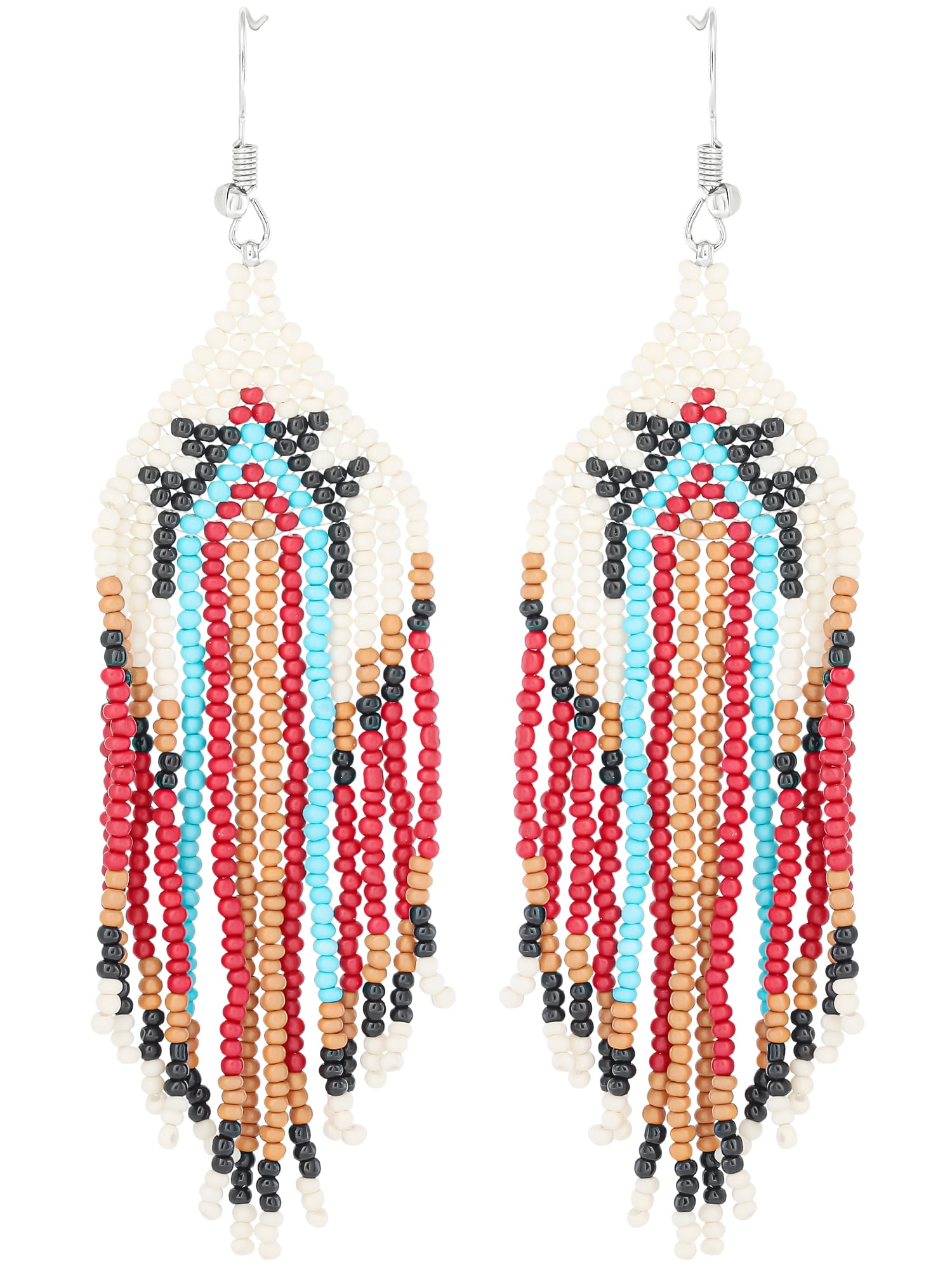 Jessica Simpson Women’s Beaded Drop Earrings