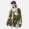 thumbnail image 3 of Gaeub Mallard Ducks Wild Birds Men's and Women's UPF 50+ Long-Sleeved Sun Protection Clothing, Fishing Shirt Long Sleeve Zip-XX-Large, 3 of 7