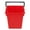 Red, variant on ADDHAT Red Cleaning Bucket with Handle for Home and Office, Utility Pail for Household and Commercial Use