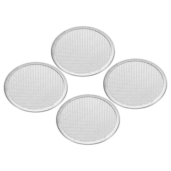 Uxcell Sprouting Lids, 4Pcs 70mm Stainless Steel Strainer Lids, Silver Tone