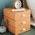 thumbnail image 4 of Desktop Storage Box Organizer Drawer,Stackable Large Capacity Sundry Container, Plastic Storage Box for Desk Accessories & Letter-Size Paper, 4 of 7
