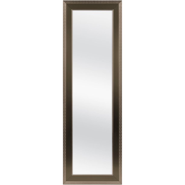 Mainstays OvertheDoor Mirror, Bronze with Gold, 17" x 53"