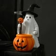 thumbnail image 4 of Stijggn Halloween Figurines Halloween Decorations Indoor Resin Ghost Sculpture Statue Cute Halloween Decorations Spooky Decor for Desk Tabletop Centerpieces, 4 of 7