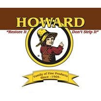 HOWARD Feed n Wax Wood & Conditioner Beeswax Polish, Orange, 16 Fl Oz, Pack of 2
