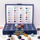 thumbnail image 3 of Calendario de Adviento de Navidad con gemas de cristal naturales, caja de colección, calendario de cuenta regresiva de 24 días, caja de regalo de piedras de cristal para niños, 3 of 5