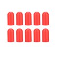 thumbnail image 1 of 10 PCS Silicone Drumstick Silent Practice Tips Replacement Musical Instruments Accessory(Red), 1 of 9