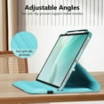 thumbnail image 5 of Fintie Rotating Case for iPad Pro 13-inch M4 Chip 2024 Release, 360 Degree Swiveling Protective Stand Cover with Pencil Holder, emerald marble, 5 of 9