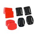 thumbnail image 3 of sweethay Reemplazo de la base del casco de montaje adhesivo plano curvo de 8 piezas para la cámara deportiva 3 2 Accesorios de cámara y óptica, 3 of 6