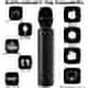 thumbnail image 2 of Jinsinto Microphone de Karaoké Sans Fil Haut-Parleur Bluetooth Portable Micro, Microphones Sans Fil Machine de Karaoké Lecteur pour la Maison Compatible avec, 2 of 5