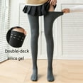 thumbnail image 2 of Bas Hauts Opaques pour Femmes, Bas Cuisses, Bas, Bas, avec Silicone, 2 of 6
