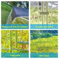 thumbnail image 4 of 10 x 10 ft Uptown Welded Secure Wire Outdoor Pet Dog Kennel Playpen Crate with Heavy Duty Waterproof Cove, 4 of 9