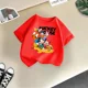thumbnail image 3 of Camiseta de algodón de manga corta de verano de Mickey Minnie de Disney para niños, camisetas casuales de moda para niños y niñas, camisetas lindas de dibujos animados, ropa para niños, 3 of 5