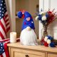 thumbnail image 4 of 2 Styles 4th Of July Faceless Gnome Ornament Patriotic Red White Blue Gnome Doll Tabletop Decor For Independence Day Home Party Shelf Mantel Decoration, 4 of 6