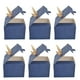 thumbnail image 4 of 50 cajas de dulces de boda cuadradas con cinta dorada Innovadora caja de cartón para fiestas AniversarioS Blue Star Sky, 4 of 10