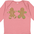 thumbnail image 4 of Inktastic Twin Gingerbread Boy and Girl Co Boys or Girls Long Sleeve Baby Bodysuit, 4 of 5