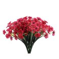 thumbnail image 1 of 10 paquetes de plantas artificiales resistentes a los rayos UV, arbustos de flores artificiales, paquetes de plantas verdes de plástico artificial LingWen 8390605153846, 1 of 1