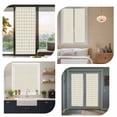 thumbnail image 7 of Farmhouse Grid, Window Privacy Film, Country Minimalistic Geometric Plaid Lattice Static Cling UV Sun Blocking Heat Control Window Tint, Non-Adhesive One Way Windows Privacy Cover 17.7''x78.7'', 7 of 7