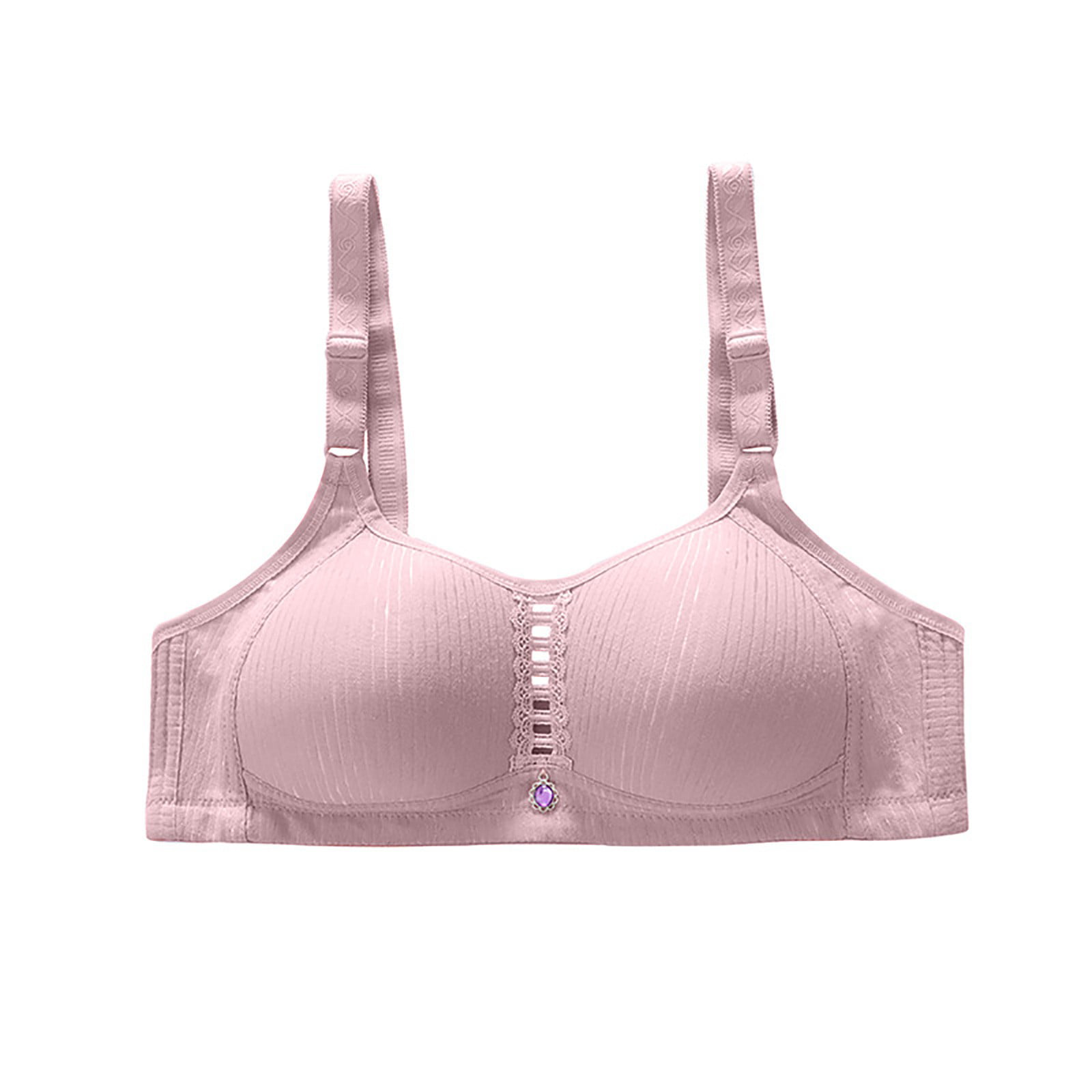 LOVE ME MOST Comfortfit Non-Padded Non-Wired Molded Full Coverage Bra  Available M~4XL Size C,D,E,F,G for Woman