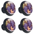 thumbnail image 2 of 4 Pcs Grape Knobs for Kitchen Cabinet Cupboard Dresser Bookcase Drawer Pulls Handles Round Home Decor, 2 of 8