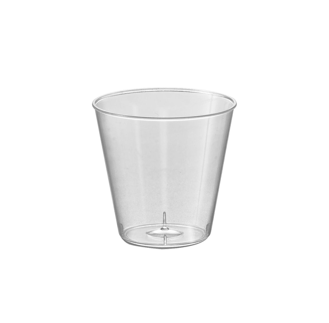 1oz Round Shot Glasses Clear Plastic Disposable Cups, Perfect Container ...