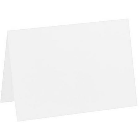 A7 Folded Card (5 1/8 x 7) - 100% Cotton - Brilliant White (250 Qty.)