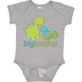 thumbnail image 3 of Inktastic Happy Dinosaur New Big Brother Boys Baby Bodysuit, 3 of 5
