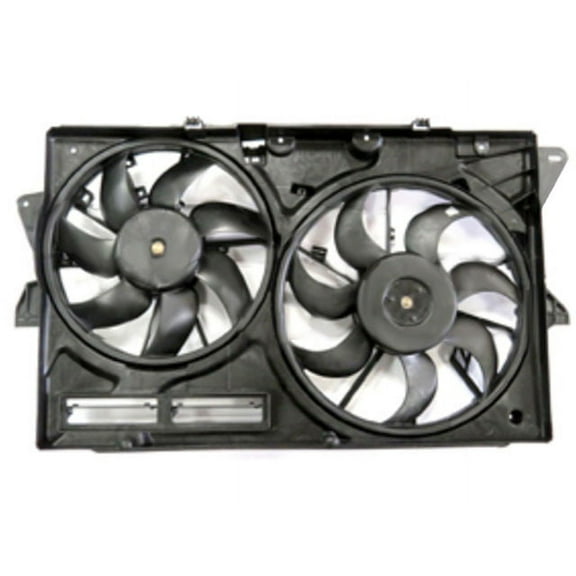 Radiator Fan Assembly - Compatible with 2013 - 2019 Ford Taurus Sedan 3.5L V6 Naturally Aspirated 2014 2015 2016 2017 2018