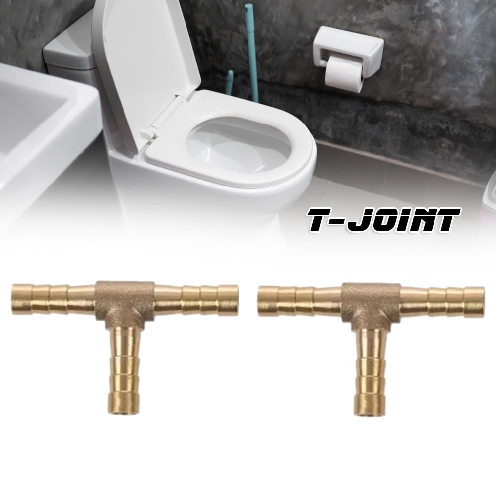 Dheera 6mm Oxygen Pipe Joint TType Stepped Hose Barb Joint Connector