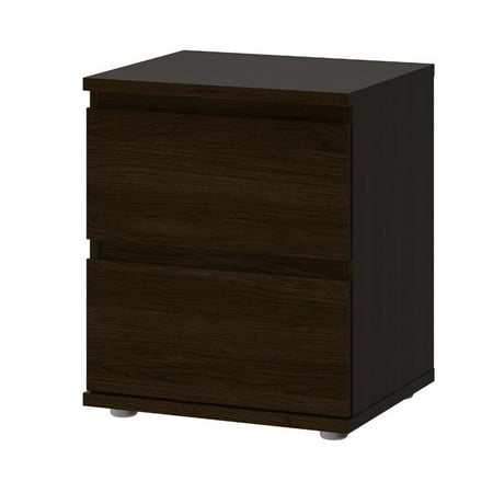 Aurora 2 Drawer Nightstand, Coffee - Walmart.com