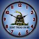 thumbnail image 2 of Reloj Collectible Sign & Clock Don't Tread on Me 2 20061133 Fabricado en EE. UU., 2 of 2