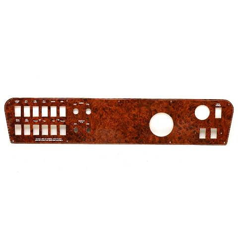 Bayliner Boat Blank Switch Panel | Maxum 32 x 6 1/2 Inch Woodgrain
