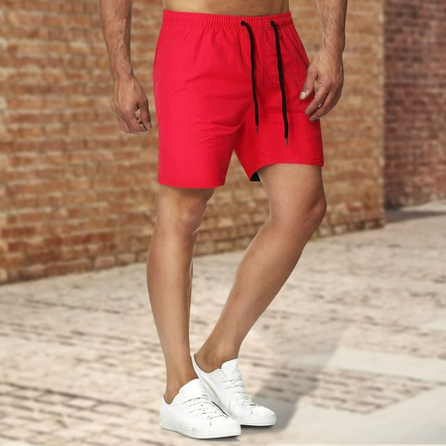 cllios Men's Workout Shorts Quick Drying Gym Bodybuilding Shorts Big and Tall Drawstring Training Running Jogger Shorts Comfortable Breathable Sports Shorts