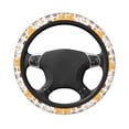 thumbnail image 5 of Cauagu Honey Bee Set Print Car Steering Wheel Cover - Universal Car Accessory for Diverse Cars for Steering Wheel with a Diameter of 14.5"-15", 5 of 7