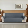 thumbnail image 6 of Sanmadrola 100% Waterproof Sofa Cover Non Slip Couch Cover Machine Washable Slipcover Leakproof Furniture Protector for Dogs Kids Pets, Dark Gray, Sofa, 6 of 8
