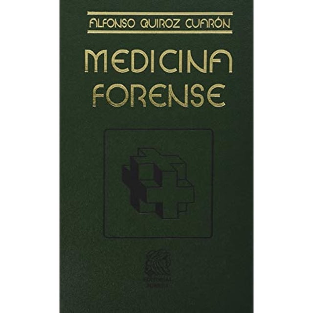 Libro Medicina Forense Tapa Blanda, Autor Alfonso Quiroz Cuaron, Editorial Porrua