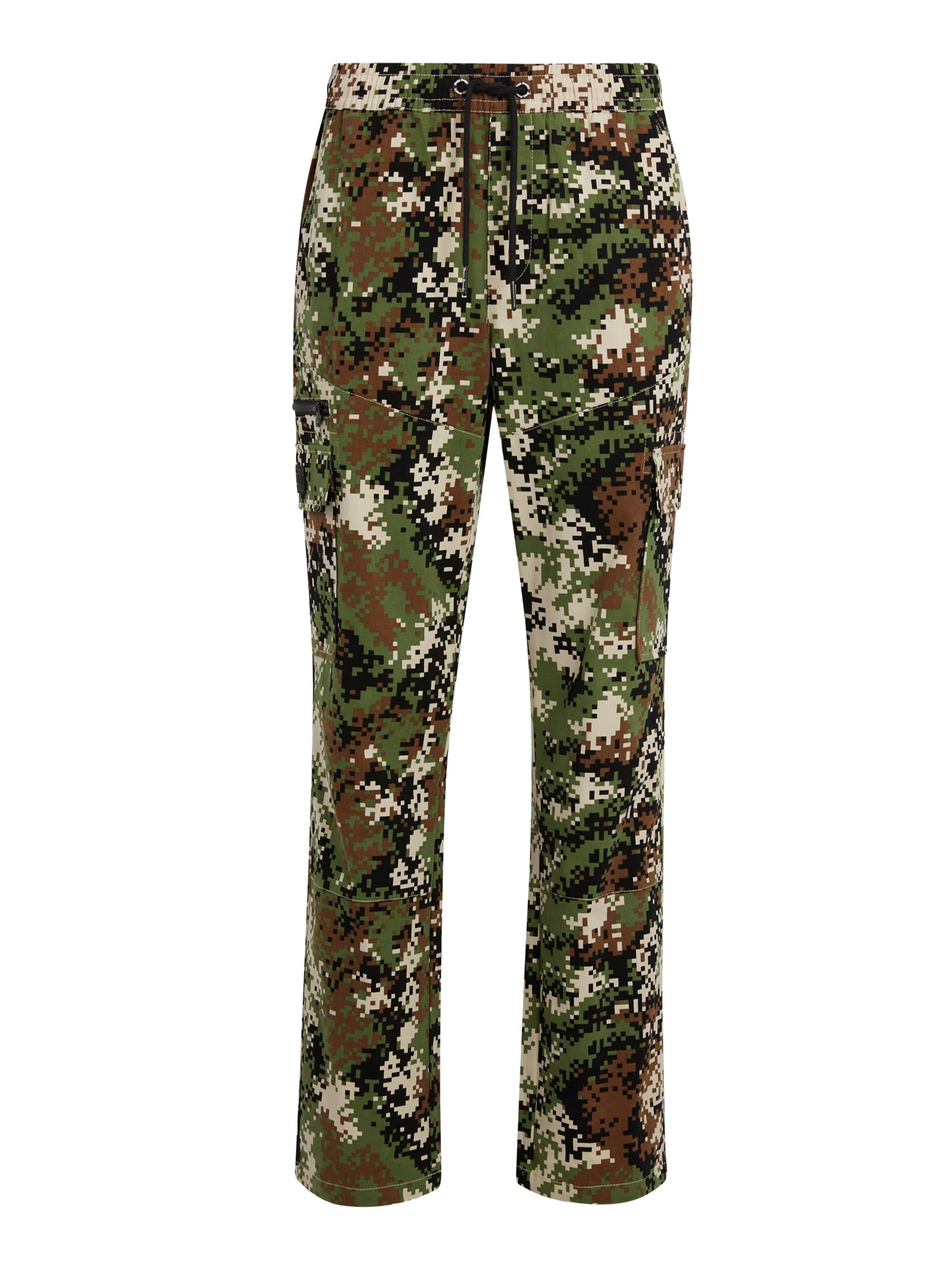 Dogg Supply by Snoop Dogg Men's Big Men's Pull On Elastic Waist Cargo Pants, Sizes XS-3XL