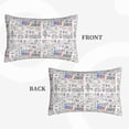 thumbnail image 2 of Sikiie America Landmarks2 Print Plush Pillow Cover, Wrinkle-proof and Stain-resistant Pillow Protector without Pillow Core, Home Decoration-16"x24", 2 of 6