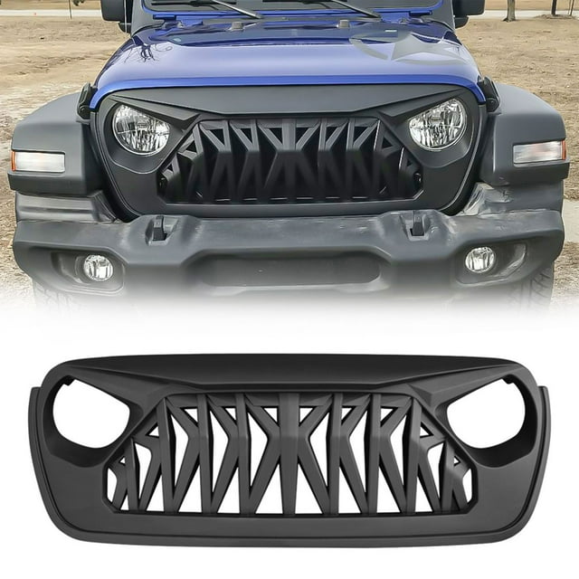 AMERICAN MODIFIED Shark Grille for 2018+ Wrangler JL & 2020+ Gladiator JT