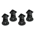 thumbnail image 1 of DOLITY 4 Pcs Pieds de Support de Cadre de Lit pour Armoire Pieds de Support Fixes Renforcés Robustes pour Canapé Noir, 1 of 9