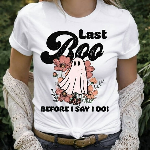 YUHAK Ghost Bachelorette Party Shirts, Bachelorette Gifts , Bridal party Gifts, Halloween Bachelorette