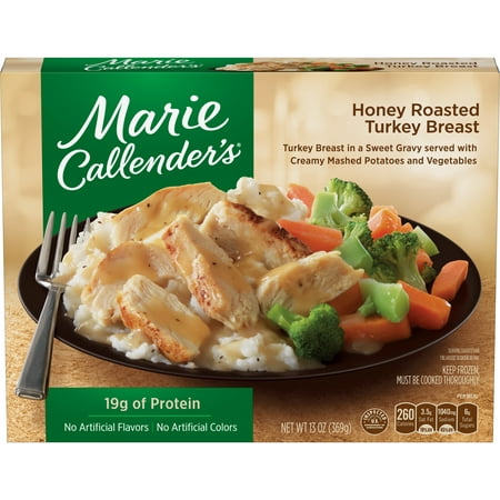 Marie Callender's Frozen Dinner, Honey Roasted Turkey Breast, 13 Ounce ...